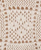 Mango Women's Openwork Details Crochet Sweater
