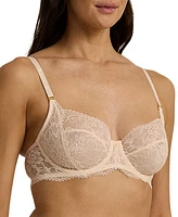 Lauren Ralph Women's Unlined Lace Full Coverage Bra 4L0026