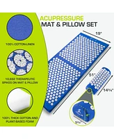 Full Body Acupressure Mat and Pillow Set