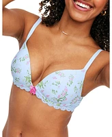 Adore Me Women's Shea Push Up Plunge Bra