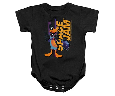 Space Jam 2 Baby Girls Daffy Standing Snapsuit