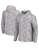 Tommy Bahama Men's Gray Seattle Mariners Palm Frenzy Hoodie Long Sleeve T-Shirt