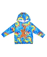 Children's Apparel Network Toddler Blue Scooby-Doo Tie-Dye Pullover Hoodie