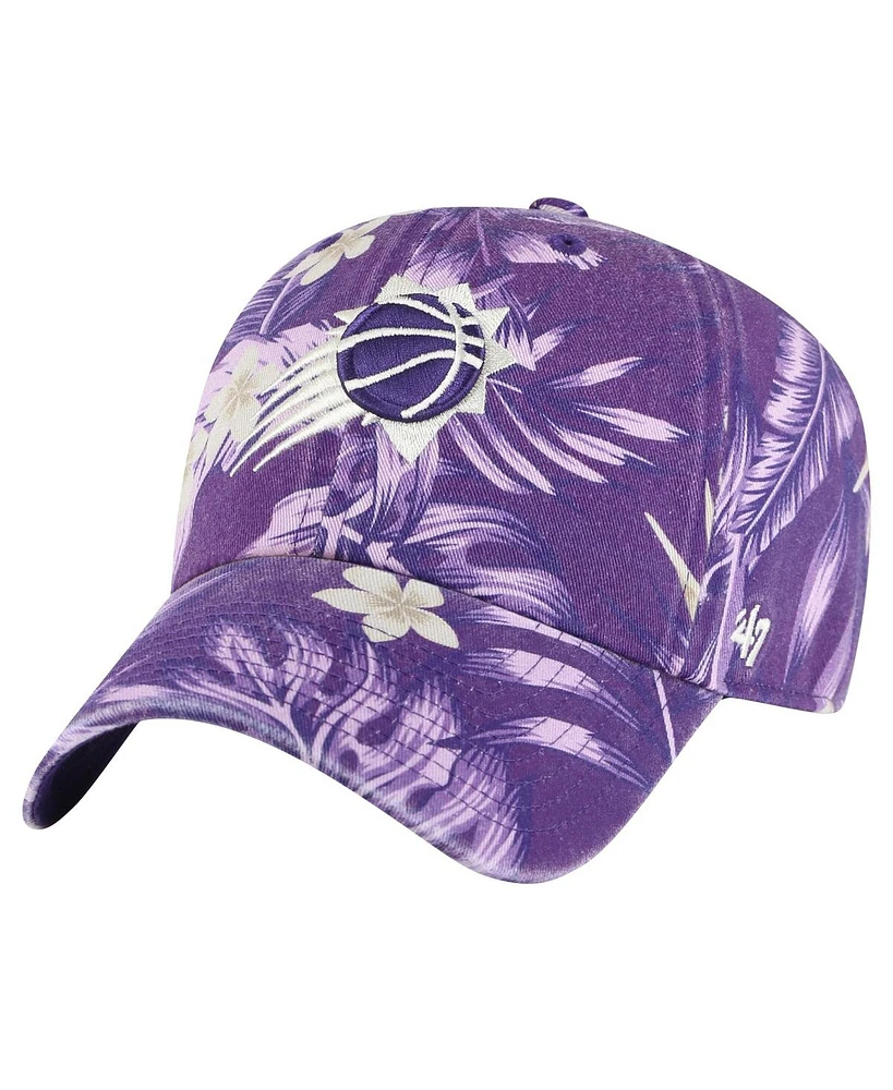 47 Men's Purple Phoenix Suns Tropicalia Floral Clean Up Adjustable Hat