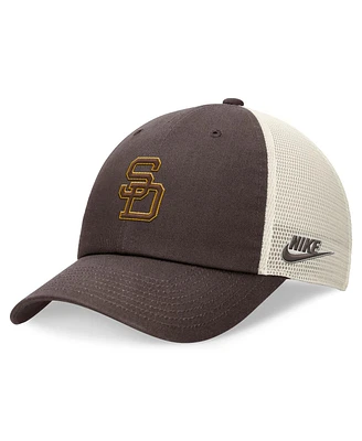 Nike Men's Brown San Diego Padres Cooperstown Collection Rewind Club Trucker Adjustable Hat