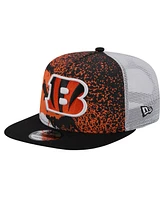 New Era Men's Black Cincinnati Bengals Court Sport 9fifty Snapback Hat