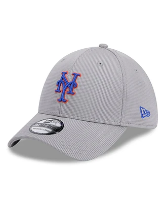 New Era Men's Gray New York Mets Active Pivot 39thirty Flex Hat