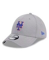 New Era Men's Gray New York Mets Active Pivot 39thirty Flex Hat
