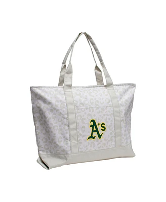 Logo Brands Oakland Athletics Leopard Pattern Tote