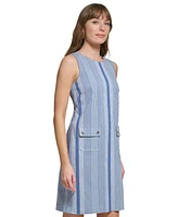 Tommy Hilfiger Women's Striped Sheath Dress
