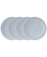 Denby Porcelain Arc Collection Medium Plates, Set of 4