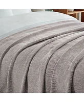 Aston and Arden Luxury Chenille Bed Blanket, Queen 90x90 in. (Color Options), 100% Premium Ringspun Cotton, 5