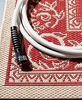 Safavieh Courtyard CY1502 Red and Natural 2'7" x 5' Outdoor Area Rug