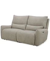 Olper 2-Pc. Fabric Zero Wall Sofa with 2 Power Recliners, Created for Macy's