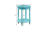 Classic Accents Brandi Oval End Table with Shelf