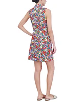 Jessica Howard Women's Printed Textured Shift Dress