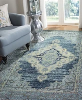 Safavieh Crystal CRS500 Blue and Yellow 9' x 12' Area Rug