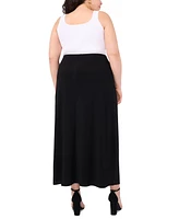 Vince Camuto Plus Size Pull-On A-Line Maxi Skirt