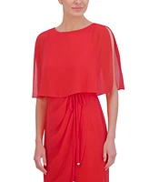 Jessica Howard Women's Capelet Sheath Dress