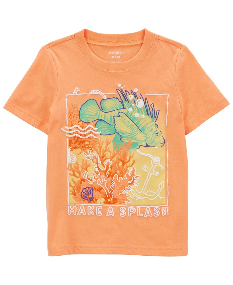 Carter's Toddler Boys Fish Jersey Tee