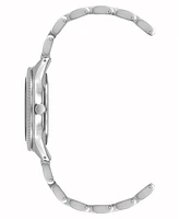 Anne Klein Women's Quartz Silver-Tone Alloy Link Bracelet Watch, 30mm