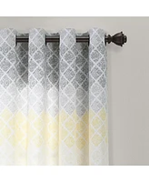 Lush Decor Medallion Ombre Window Curtain Panels