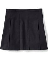 Lands' End Big Girls School Uniform Box Pleat Skirt Top of Knee