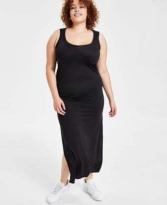 Full Circle Trends Trendy Plus Scoop-Neck Sleeveless Maxi Dress