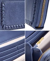 Style & Co Whip-Stitch Zip Wallet, Created for Macy's