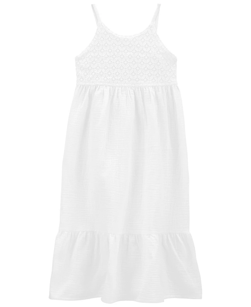 Carter's Little and Big Girls Gauze Midi Dress