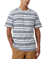 Cotton On Men's Loose Fit Stripe T-shirt