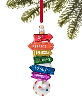 Holiday Lane Love Is Love Guidepost Ornament, Exclusively at Macy's