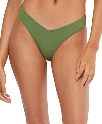 WeWoreWhat Women's Delilah V-Waist Bikini Bottoms