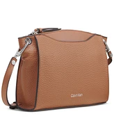 Calvin Klein Garnet Adjustable Top Zipper Crossbody