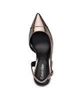 Calvin Klein Women's Corinny Pointy Cap Toe Dress Slingbacks