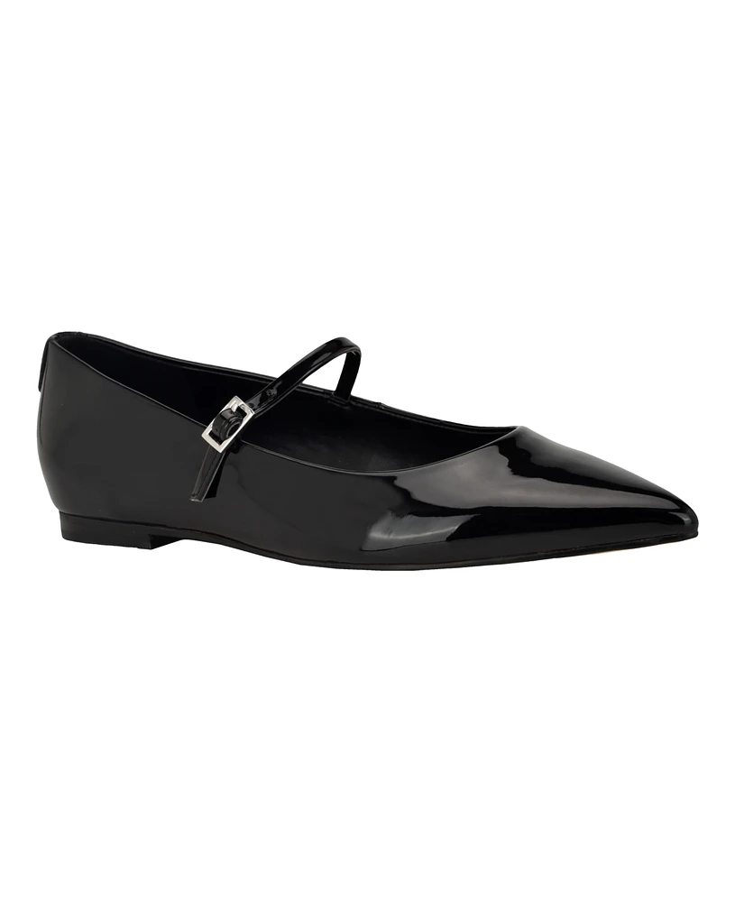 Calvin Klein Women's Kamryn Pointy Toe Mary Jane Dress Flats