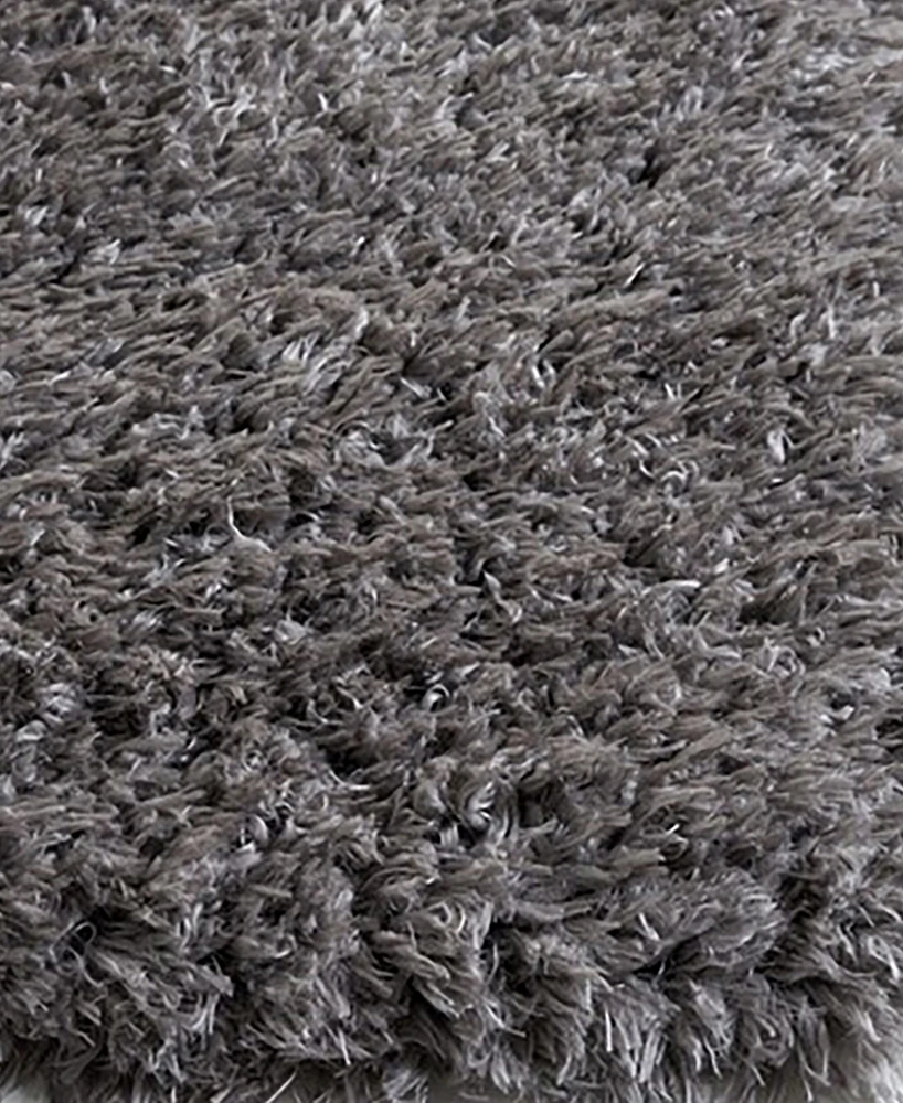 Safavieh Flokati FLK950 Charcoal 2'7" x 5' Area Rug