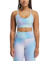 Reebok Women's Lux Bold Ombre Strappy-Back Sports Bra