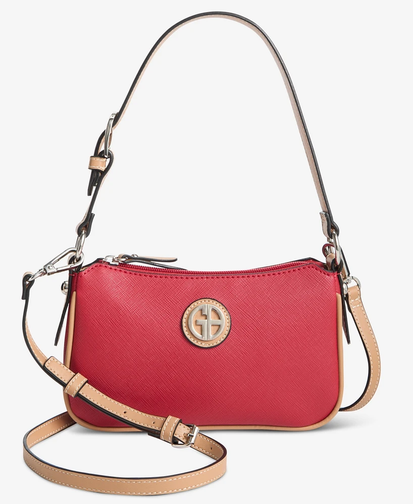 Giani Bernini Saffiano Baguette Shoulder Bag, Created for Macy's