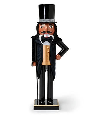 Holiday Lane Shine Bright 15" African American Gentleman Nutcracker, Created for Macy's