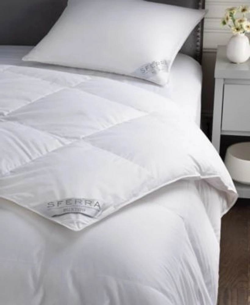 Sferra Buxton 350 Thread Count White Goose Down Comforters