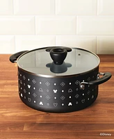 Farberware Disney Monochrome 5.5 Quart Ceramic Nonstick Stockpot with Lid
