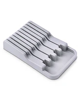 Cheer Collection Kitchen Drawer Knife Organizer - Space Saving Tray to Keep Knives Organized