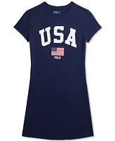 Polo Ralph Lauren Big Girls Team Usa Cotton T-Shirt Dress