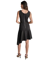 Dkny Women's Scoop-Neck Asymmetrical A-Line Dress