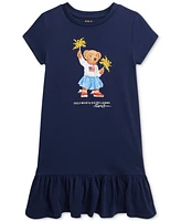 Polo Ralph Lauren Toddler & Little Girls Bear Cotton Jersey Tee Dress