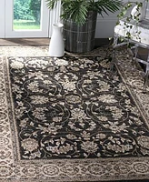 Safavieh Lyndhurst LNH340 Anthracite and Cream 9' x 12' Area Rug