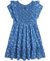 Polo Ralph Lauren Toddler & Little Girls Floral Smocked Cotton Jersey Dress