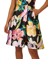 Adrianna Papell Women's Mikado High-Low Dress