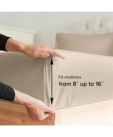Cgk Unlimited 5 Piece 100% Cotton 400 Thread Count Sheet Set - Split King